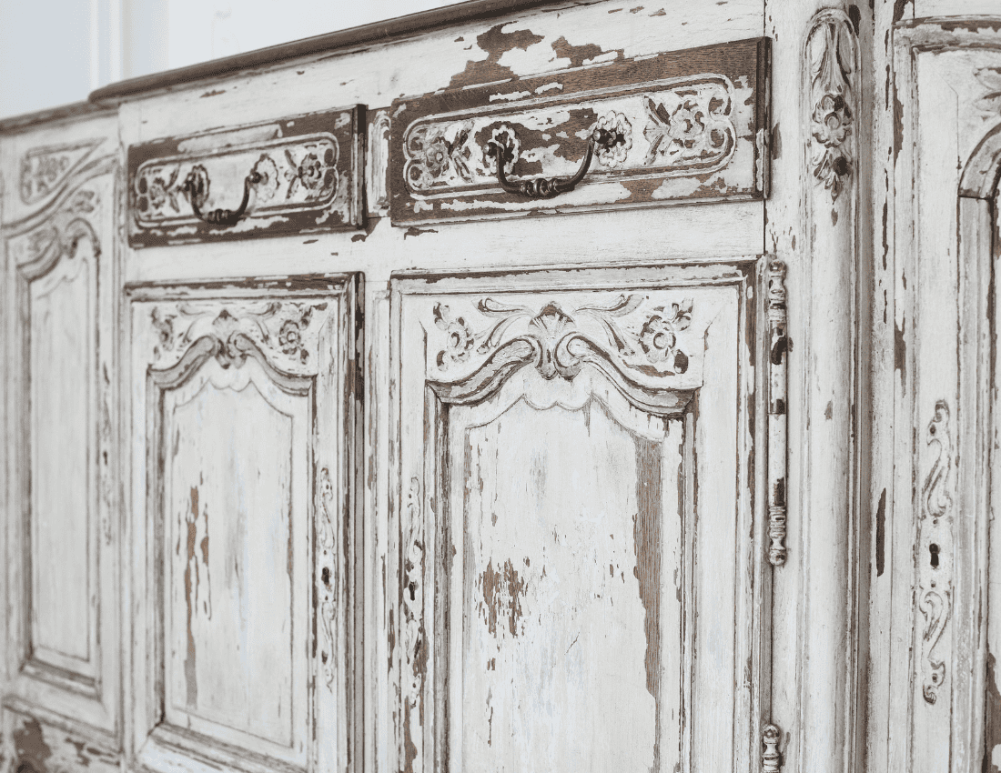 why is fresh paint peeling off cabinets