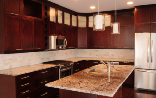 Stained Cabinets