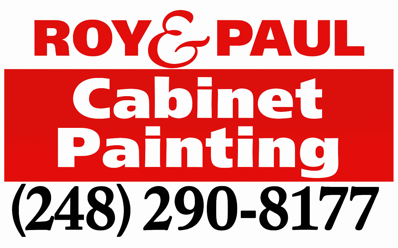 Roy & Paul Cabinet Painting Logo